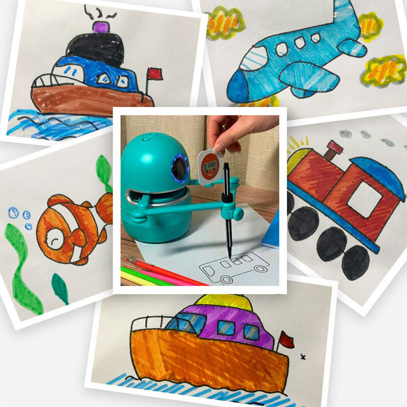 Robot de pintura y dibujo para niños, ideal para aprendizaje creativo