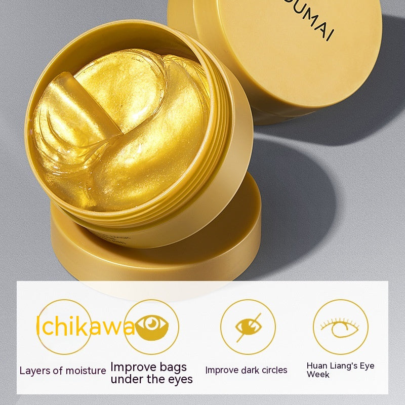 Houmai Lady 24k Golden Eye, Mascarilla intensiva para el cuidado de la piel, bolsa de ojos y ojeras