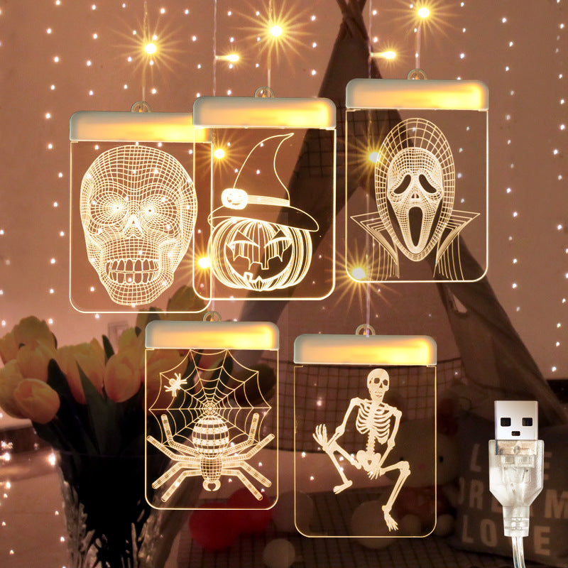 Luz LED de carámbano para decoración de Halloween