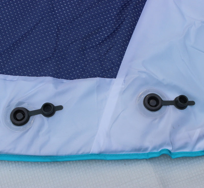 Sillón de playa inflable, Silla Flotante para adultos en la playa, con reposacabezas y superficie de red, cama flotante plegable de juguete de agua para piscina, playa,