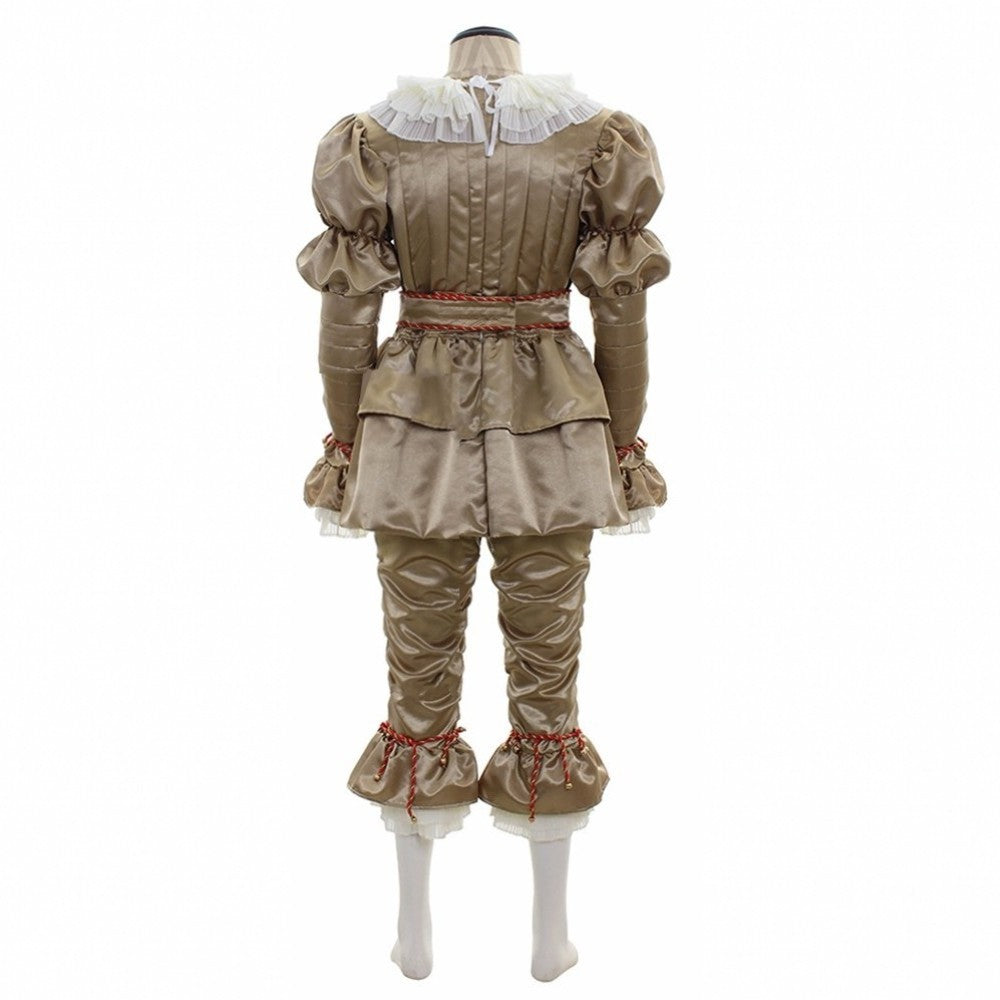 Disfraz de payaso malvado para tu fiesta de Halloween, color oscuro y blanco, magnífico para tu fiesta de disfraces, Payaso de miedo! para niños y adultos
