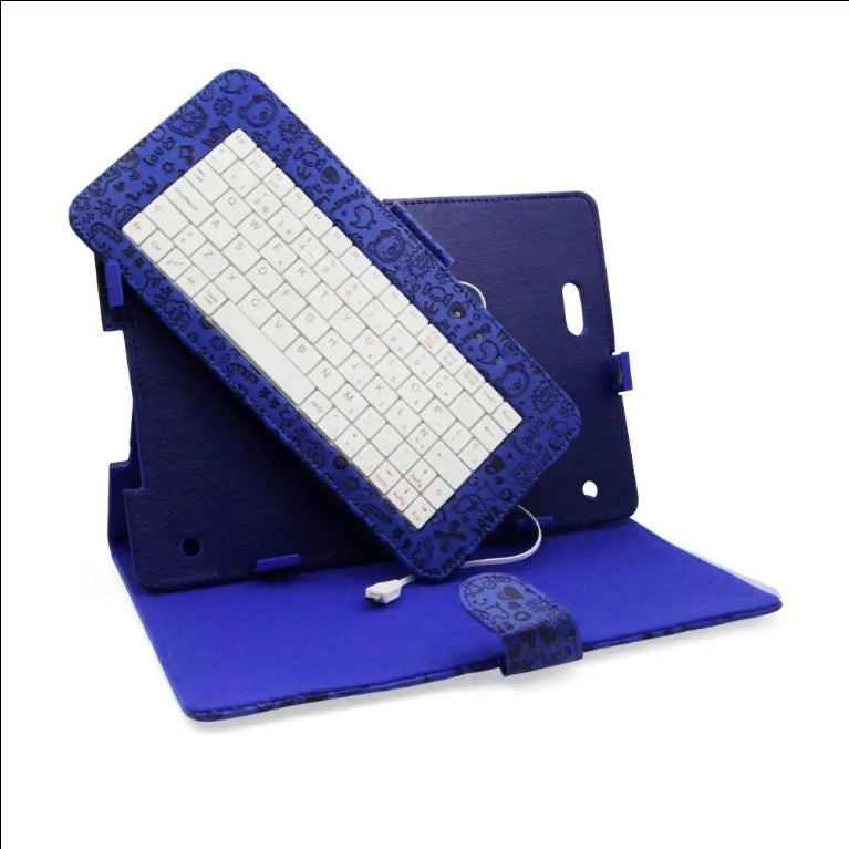Funda con teclado para tableta de 10,1 pulgadas