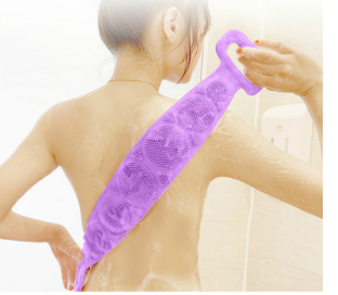 Toalla frotadora para tu cuerpo, toalla de silicona para frotar tu cuerpo, cepillo capilar