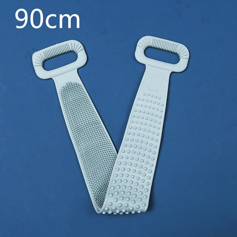 Toalla frotadora para tu cuerpo, toalla de silicona para frotar tu cuerpo, cepillo capilar