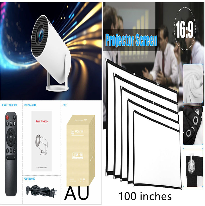 Proyector profesional HY300 para cine en casa, entretenimiento, proyector pequeño portátil