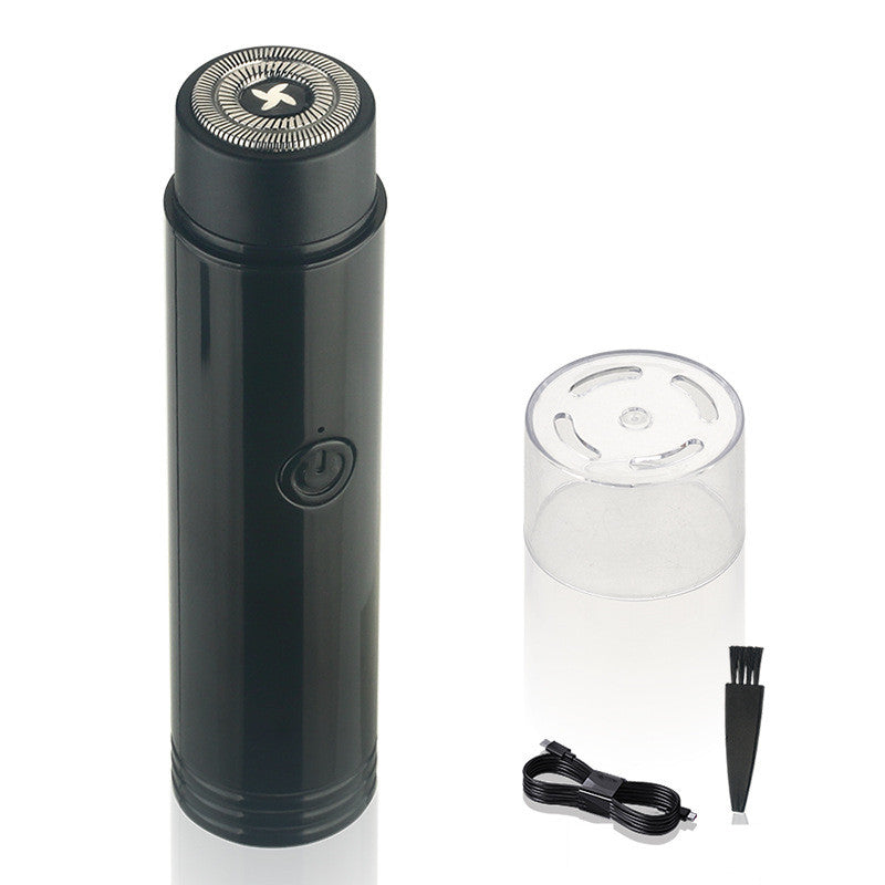 Mini afeitadora eléctrica, afeitadora portátil recargable para el automovil, indolora y cómoda