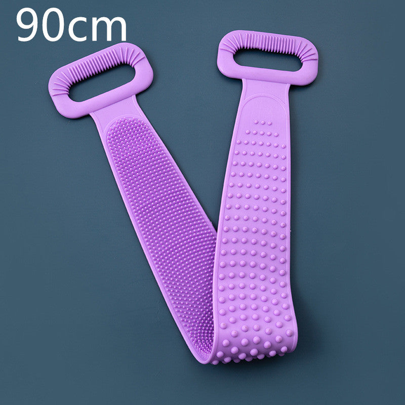 Toalla frotadora para tu cuerpo, toalla de silicona para frotar tu cuerpo, cepillo capilar