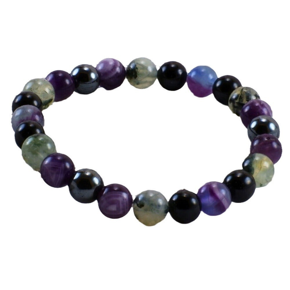 Pulsera de piedra natural estilo mantras y energía sanadora