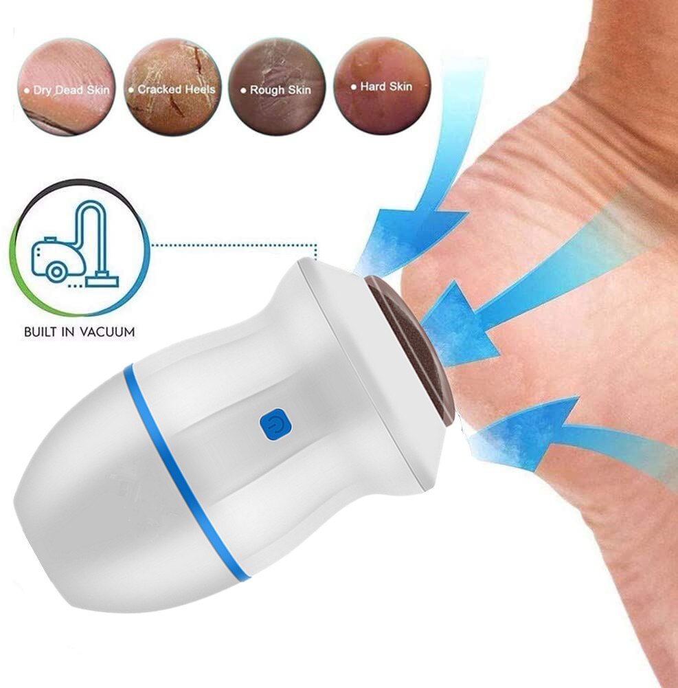 Pulidora, Amoladora eléctrica de pies al vacío, exfoliante, eliminador de callos de piel muerta