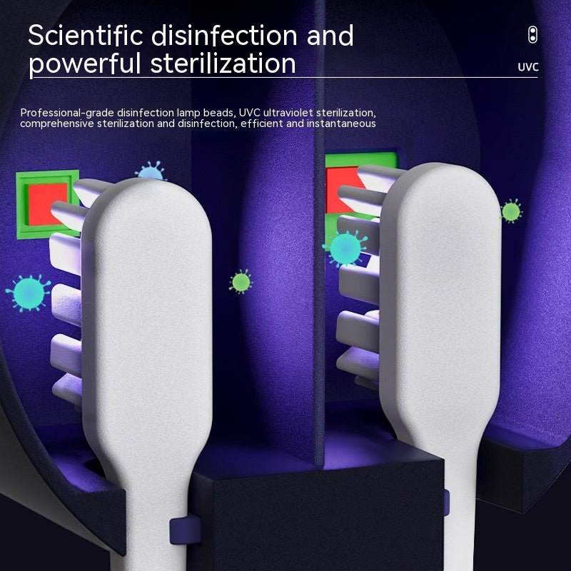Esterilizador de cepillos de dientes con luz ultravioleta, esterilizador de cepillos de dientes, desinfectante portátil