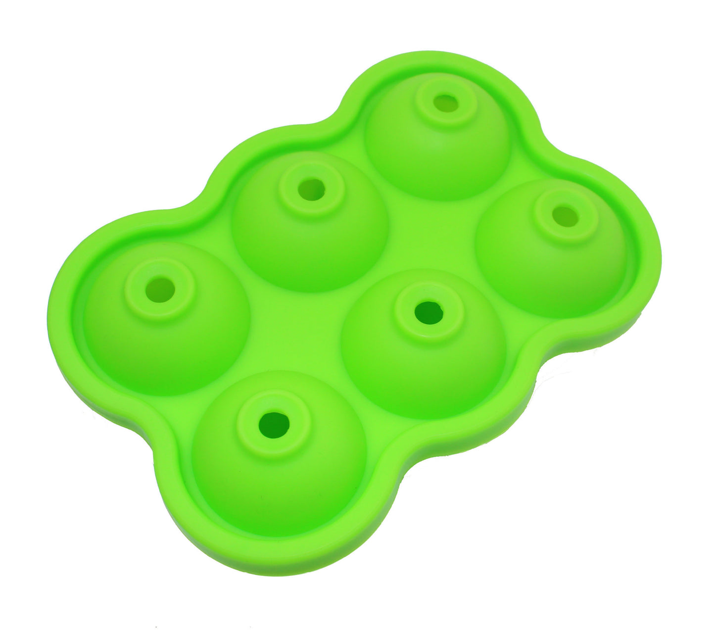 Molde de Hielo Redondo 6 Celdas – Silicona de Grado Alimenticio para Bebidas Premium
