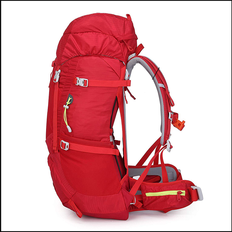 Mochila De Senderismo De Marco Interno 50\/60l Mochila de acampar, Mochila multifunción con Cubierta de Lluvia