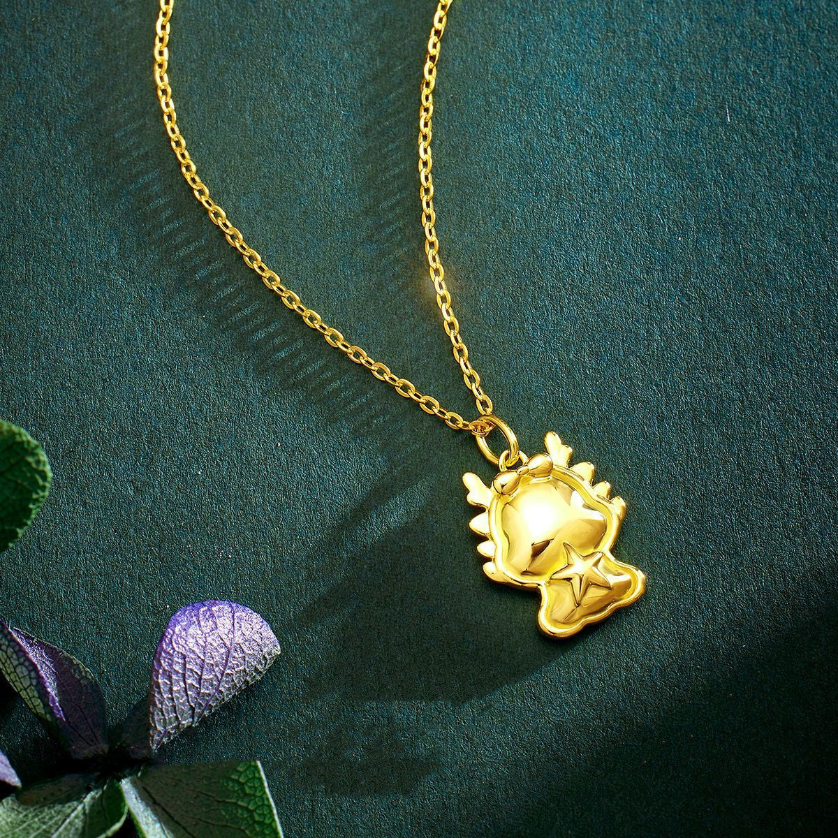 Collar y pulsera con dije del Año del Dragón UNISEX, Diseño de Plata para el AÑO NUEVO CHINO 2024