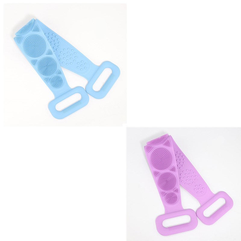Toalla frotadora para tu cuerpo, toalla de silicona para frotar tu cuerpo, cepillo capilar