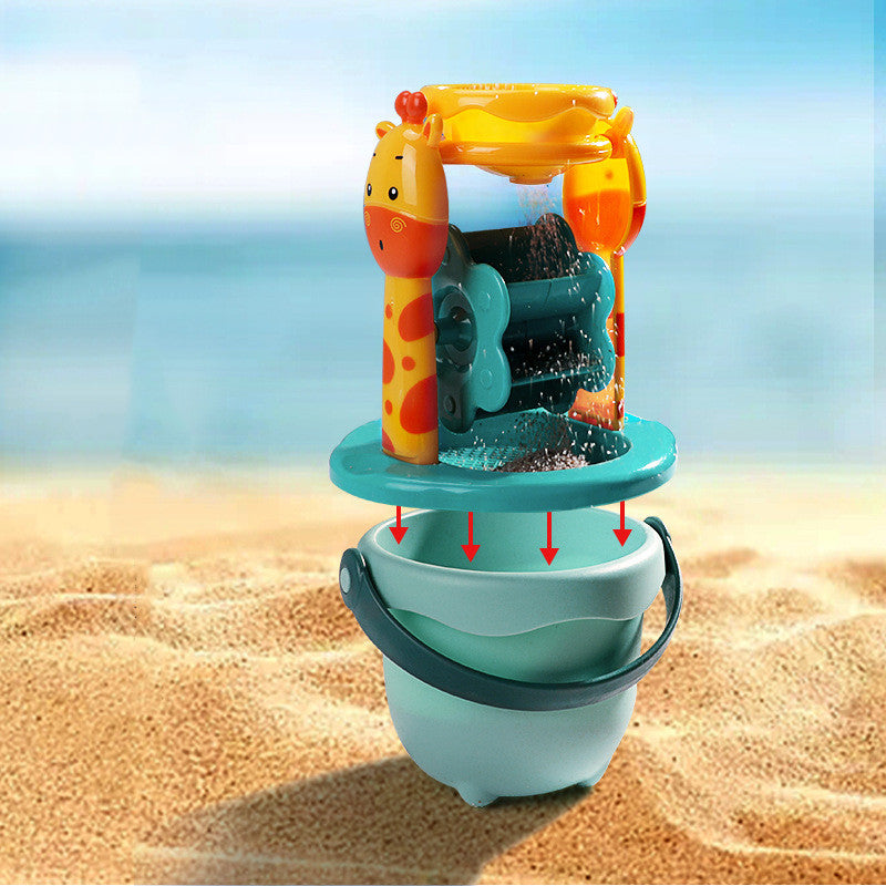 Juego de juguetes de playa para niños, juguetes de playa suaves y gruesos para el exterior, playa