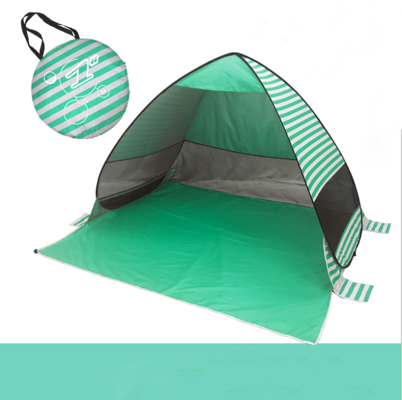 Tienda de playa, cómoda y fácil de armar, protección de rayos uv y vientos del mar; de fácil manejo, resistente al agua, arena y cualquier afectación natural del ambiente