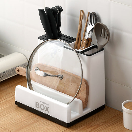 Portacubiertos de Cocina Cocina del sostenedor de la cuchillería multifuncional para la colocación de sindicación Cubiertos y cuchillos, Cuchillo ahorro de espacio en rack Soporte
