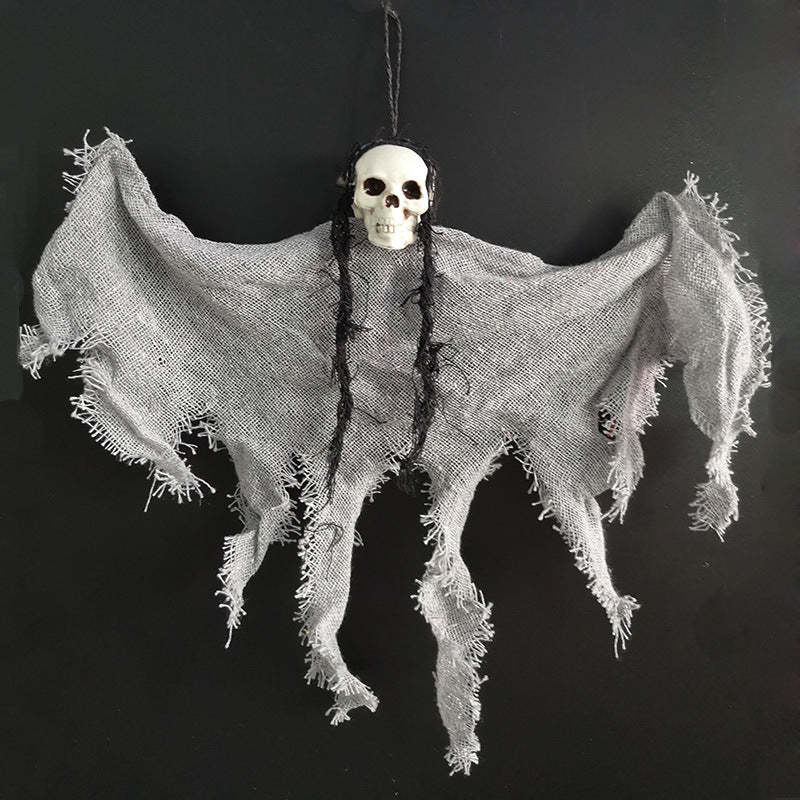 Decoración de calavera de Halloween; Muñeco decorativo para fiestas de terror