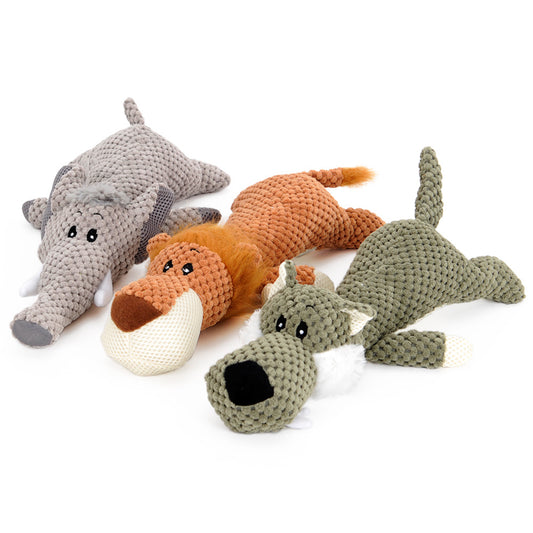 Juguete de felpa para perros, juguete resistente a mordeduras y al estrés de tu mascota, de cobertura suave que no daña su dentadura.