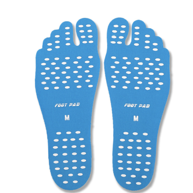 Calzado Invisible para playa, sandalias, plantillas adhesivas para playa, almohadillas antideslizantes para hombres y mujeres