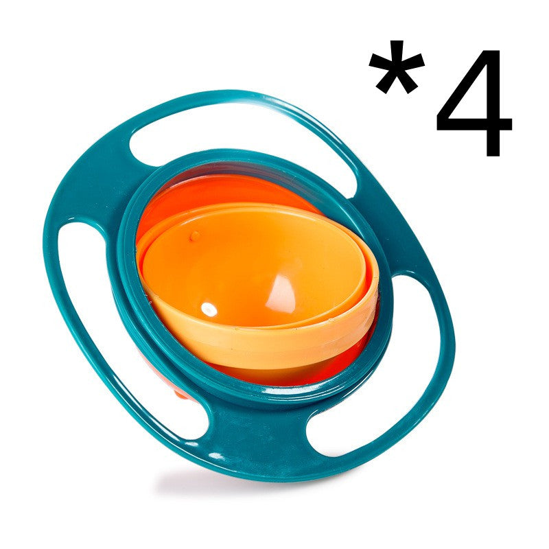 Plato tipo tazón universal a prueba de derrames para tu bebé, plato antiderrapante con rotación de 360 grados, calidad exccelente
