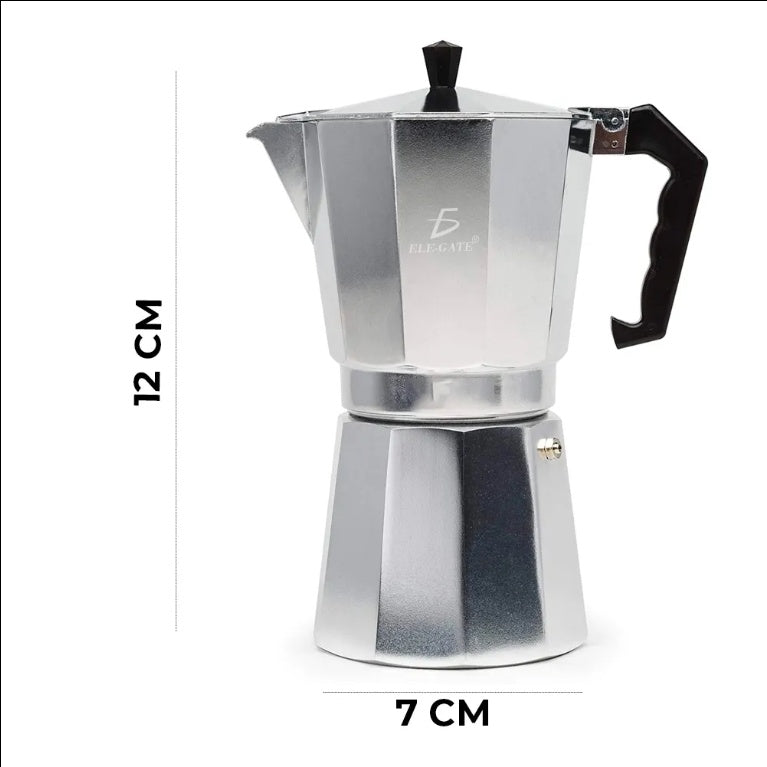 Cafetera Manual Italiana Colombiana 150ml — Control Total y Espumador Integrado