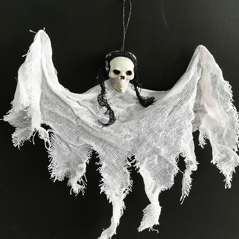 Decoración de calavera de Halloween; Muñeco decorativo para fiestas de terror
