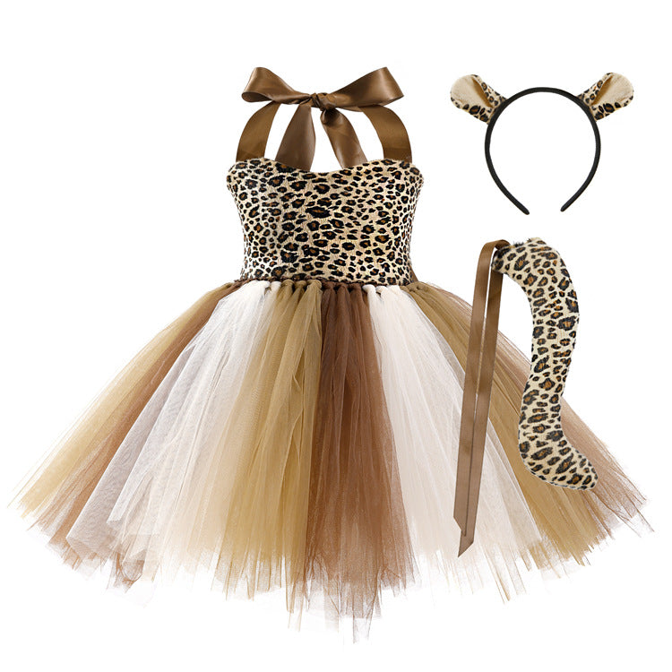 Vestido disfraz de Jirafa para niña, Disfraz de Halloween