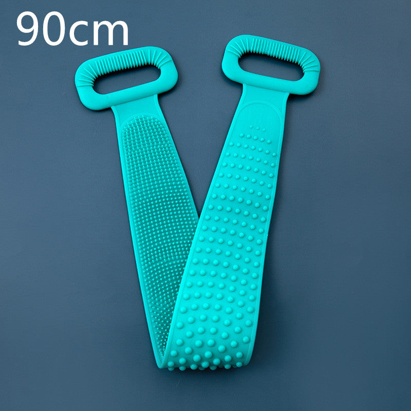 Toalla frotadora para tu cuerpo, toalla de silicona para frotar tu cuerpo, cepillo capilar