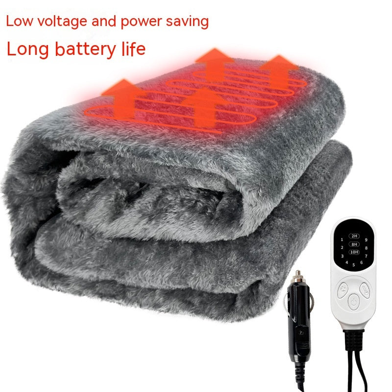 "Manta Eléctrica para Auto 12V – Calefacción Portátil para Cuerpo y Piernas"