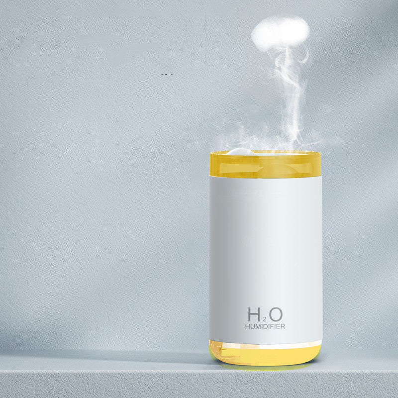 Nuevo Humidificador con anillo de humo creativo, difusor USB para automóvil, luz nocturna cálida para el hogar o el coche
