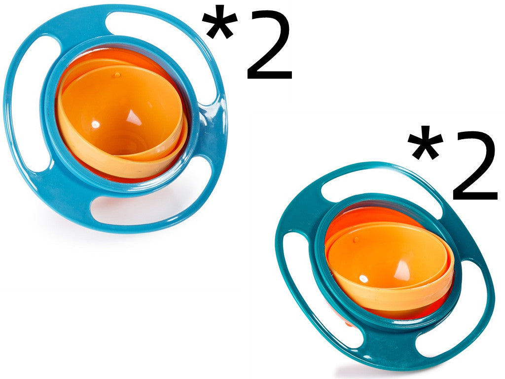 Plato tipo tazón universal a prueba de derrames para tu bebé, plato antiderrapante con rotación de 360 grados, calidad exccelente