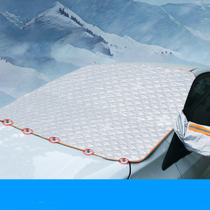 Cubierta antiescarcha y anticongelante magnética para engranajes de automóviles, protección en invierno para frío y nieve