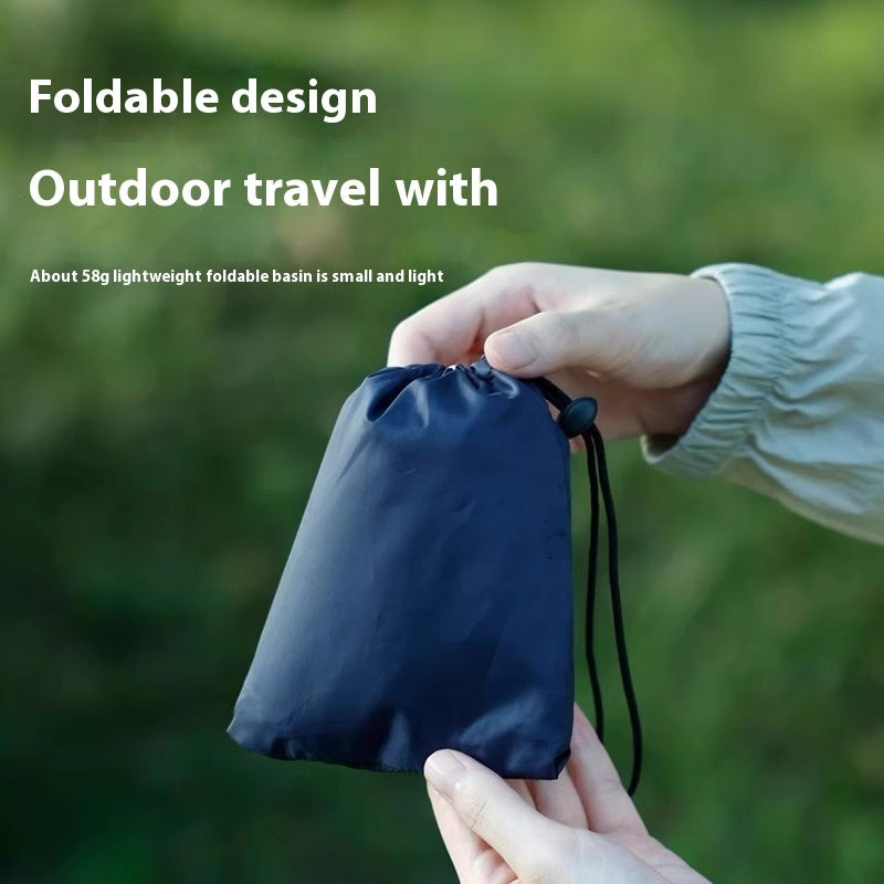 Lavabo plegable portátil para exteriores para lavarse la cara, los pies, para lavar ropa