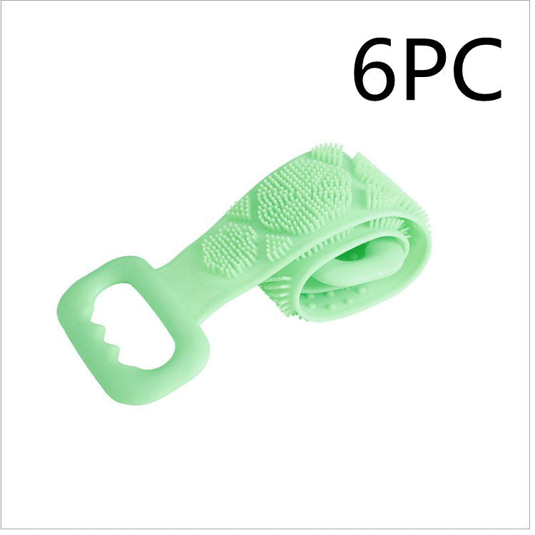 Toalla frotadora para tu cuerpo, toalla de silicona para frotar tu cuerpo, cepillo capilar