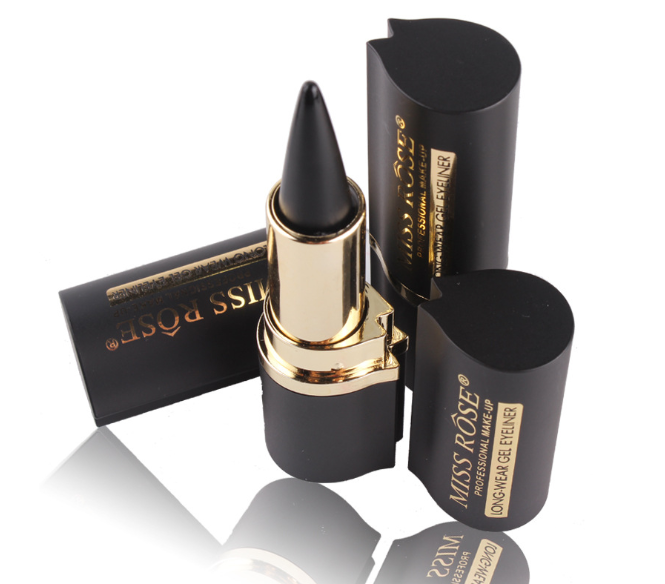 Delineador de ojos negro resistente al agua, delineador de ojos líquido, lápiz, gel, maquillaje de belleza, pestañas cosméticas, delineador de ojos resistente al agua, herramienta de maquillaje.