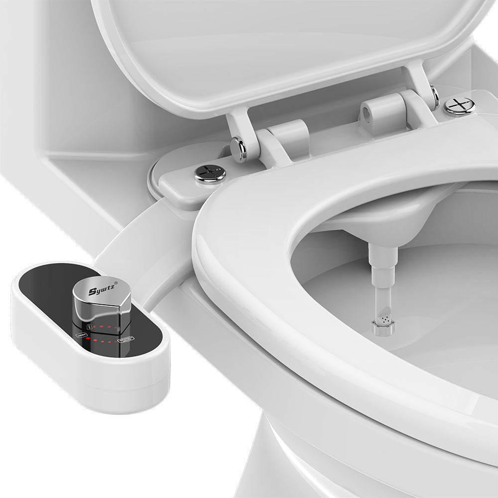 Asiento de inodoro tipo "bidé" femenino con pulverizador de agua para inodoro, bidé autolimpiante, calentado