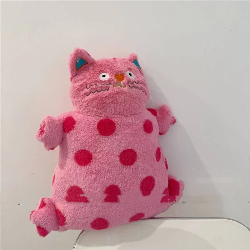 Cojín de sofá para sala de estar con linda almohada de gato