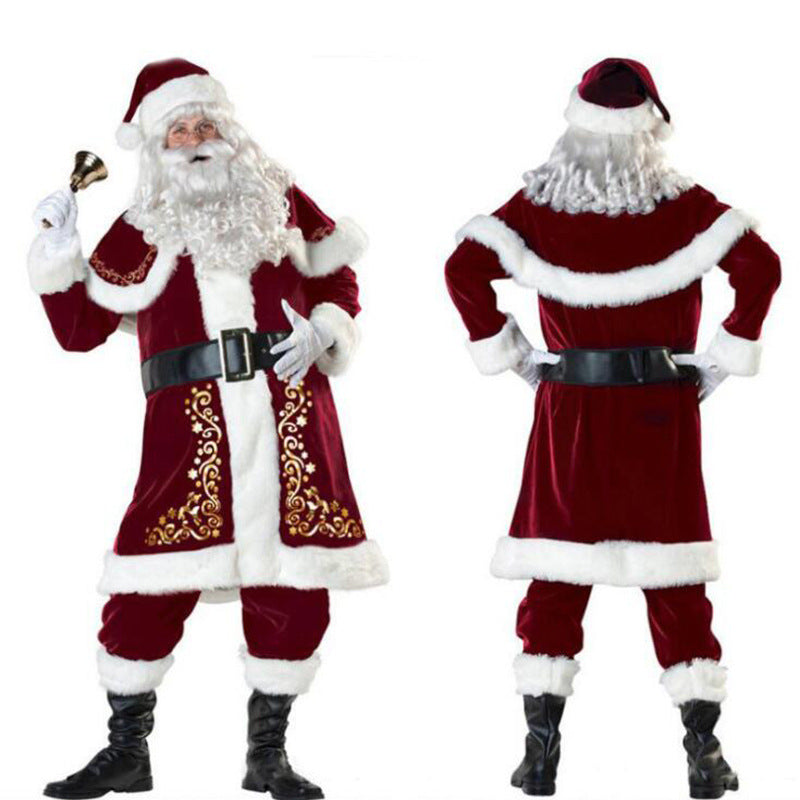 Traje espectacular de Santa Claus para parejas, Santa Claus y Mamá Claus. traje de Papá Noel para el y ella, divertido y de alta calidad
