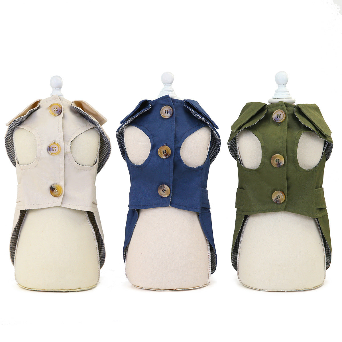 ropa de lluvia mascotas, gabardina elegante para tu perro