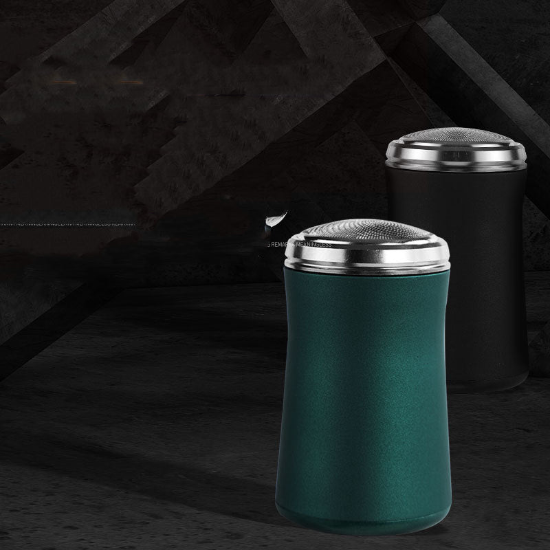 Mini afeitadora eléctrica ligera y transportable, afeitadora para hombres de tres cabezales, autonomía de 60 minutos