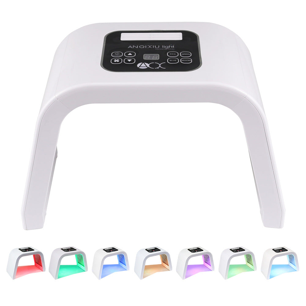 Máscara LED de Terapia de Luz con 7 Colores: Rejuvenecimiento Facial y Tratamiento de Acné
