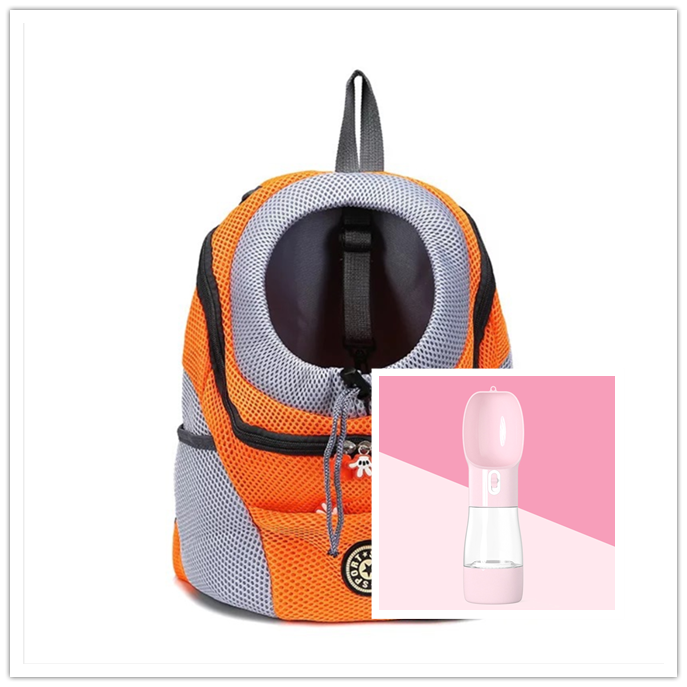 Trasportín para perros, mochila para perros, doble hombro, portátil, para viaje