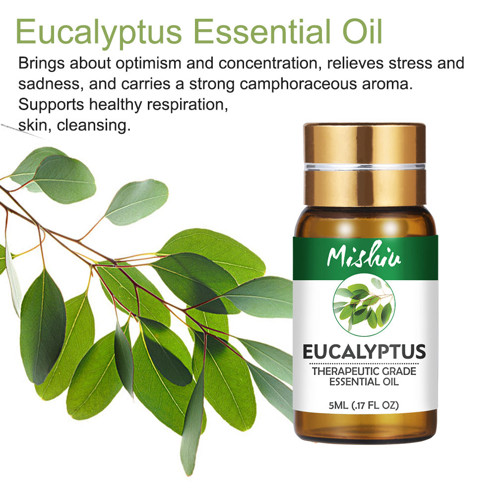 Aceite de Aromaterapia 5ml EUCALIPTO | Purifica, Relaja y Equilibra tus Emociones