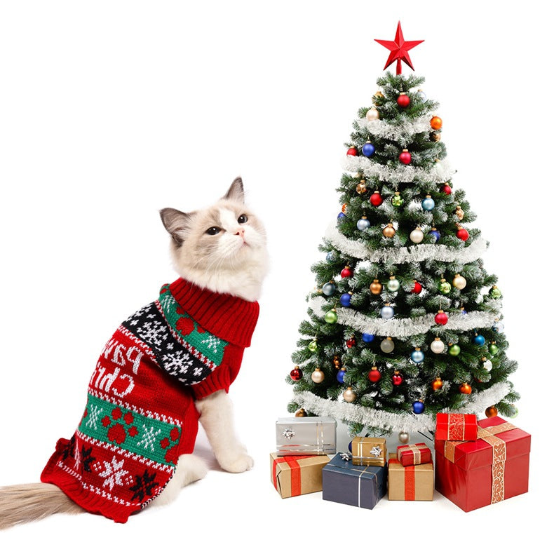 Ropa cálida para perros pequeños y gatos, abrigos, chaqueta, ropa de invierno para perros y gatos, suéter de dibujos animados para mascotas, ropa de disfraz