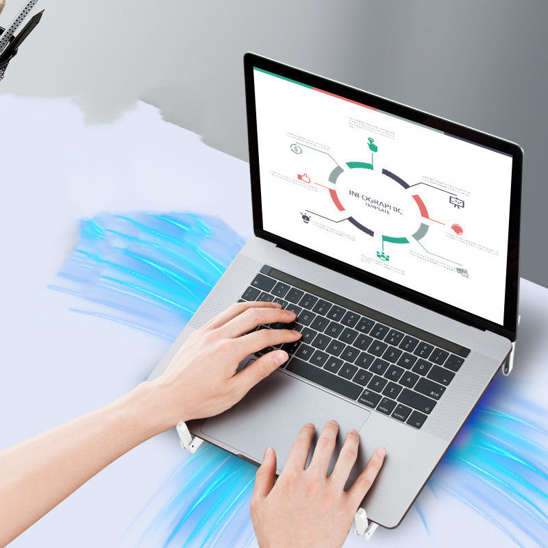Almohadilla de refrigeración inteligente y delgada para ordenador portátil, Plug & Play de 17 pulgadas para Notebook, PC y portátil