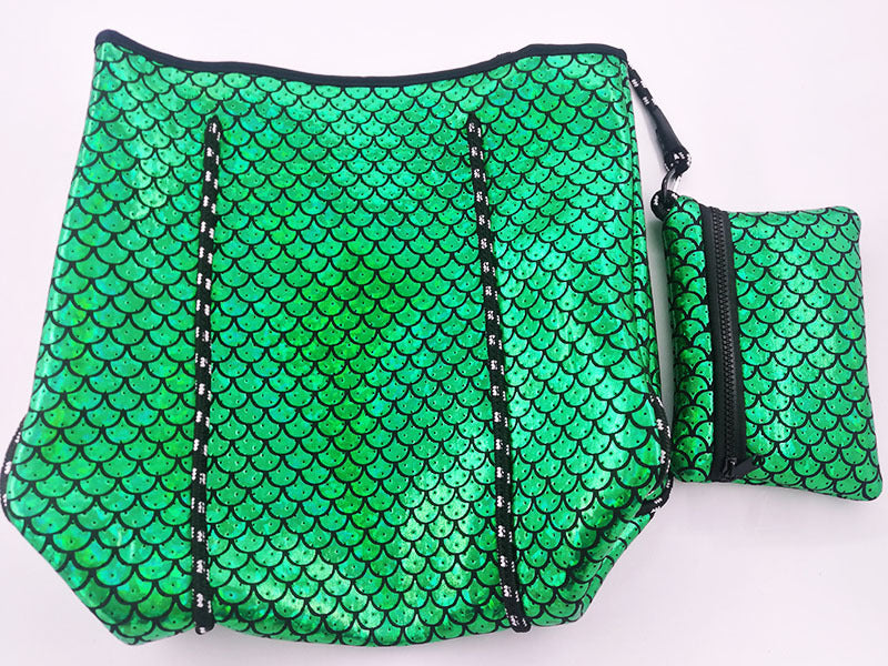 Bolsa de playa de neopreno ideal para tus días al aire libre, salidas a la playa, caminatas al sol