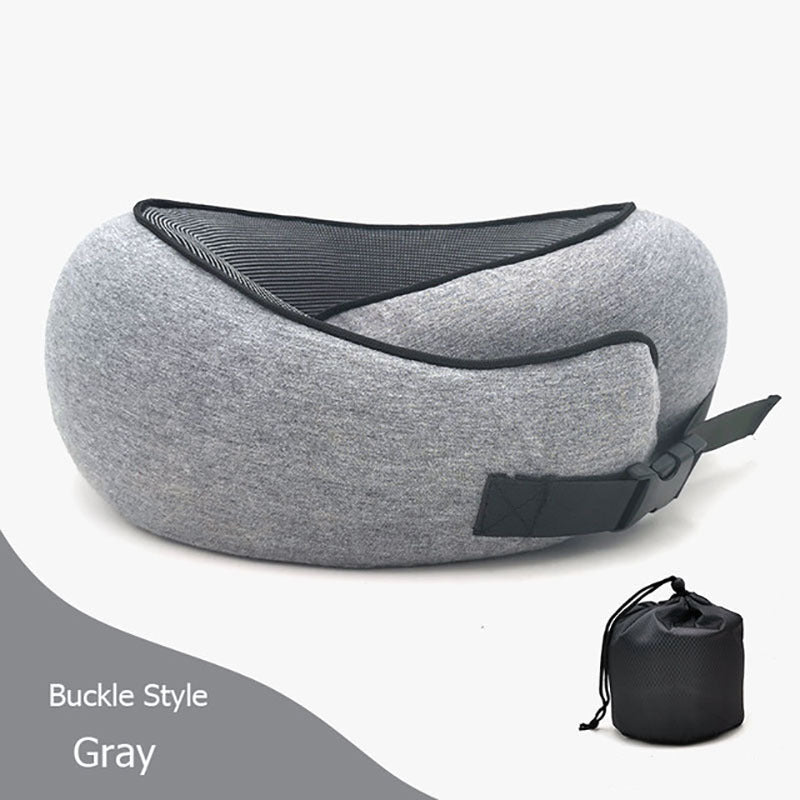 Almohada de viaje para el cuello, memory form, adaptable para avión, diseño perfecto