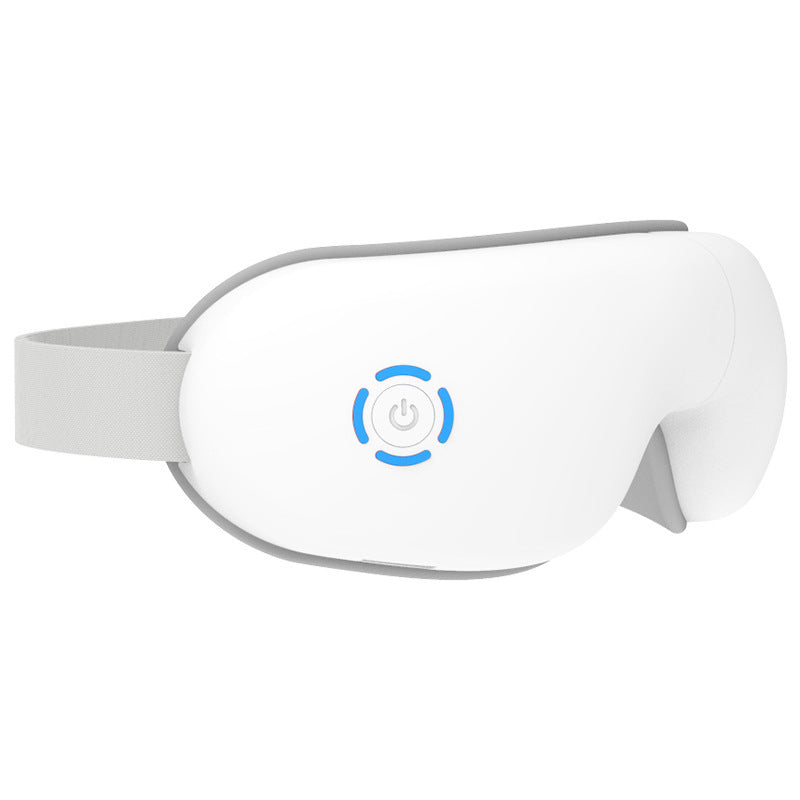 Masajeador de ojos con compresas calientes y música con vibración.