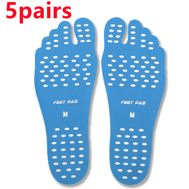 Calzado Invisible para playa, sandalias, plantillas adhesivas para playa, almohadillas antideslizantes para hombres y mujeres